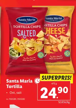 Lidl Santa Maria Tortilla erbjuda