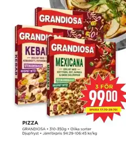 Willys GRANDIOSA Pizza erbjuda