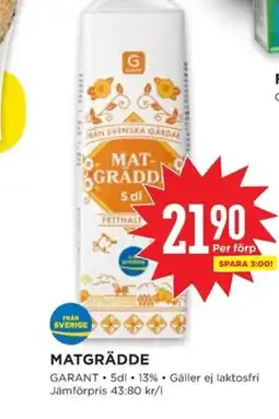 Willys GARANT Matgrädde erbjuda