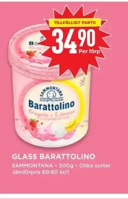 Willys SAMMONTANA Glass barattolino erbjuda