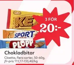 CLOETTA Chokladbitar