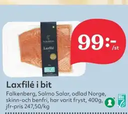 Hemköp FALKENBERG Laxfilé i bit erbjuda