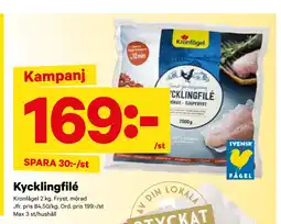 City Gross Kycklingfilé erbjuda