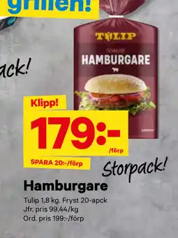 City Gross Hamburgare erbjuda