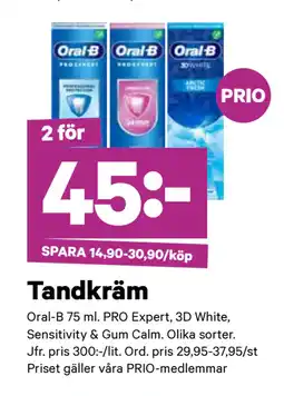 City Gross Tandkräm erbjuda