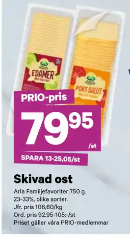 City Gross Skivad ost erbjuda
