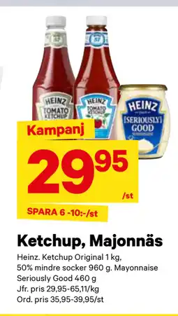 City Gross Ketchup, Majonnäs erbjuda