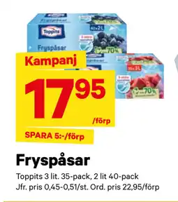 City Gross Fryspåsar erbjuda