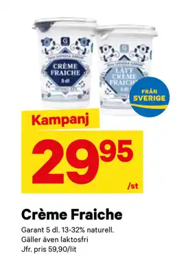 City Gross Crème Fraiche erbjuda