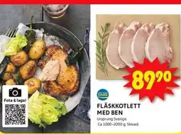 Fläskkotlett med ben