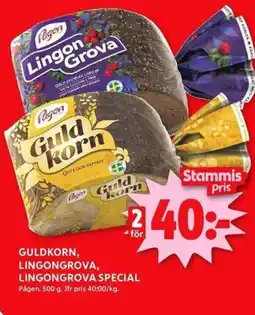 ICA Kvantum PÅGEN Guldkorn, Lingongrova, Lingongrova Special erbjuda