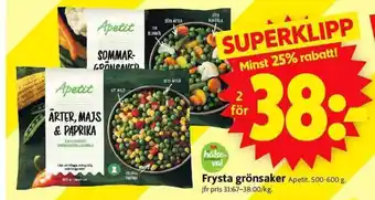 ICA Supermarket Frysta grönsaker erbjuda