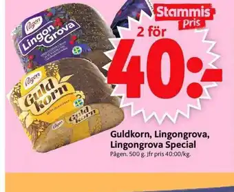 ICA Supermarket Guldkorn, Lingongrova, Lingongrova Special erbjuda