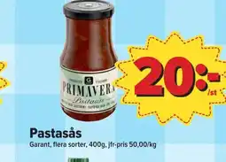 Östenssons Pastasås erbjuda