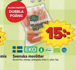 Östenssons Svenska morötter erbjuda