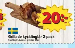 Östenssons Grillade kycklinglår 2-pack erbjuda