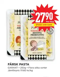 Willys Hemma FÄRSK PASTA erbjuda