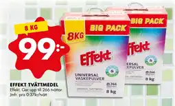 ÖoB EFFEKT TVÄTTMEDEL erbjuda