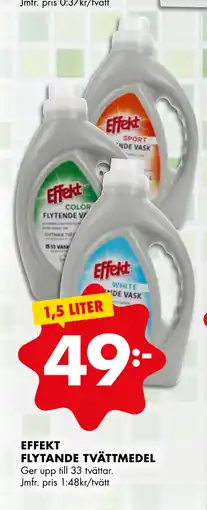 ÖoB EFFEKT FLYTANDE TVÄTTMEDEL erbjuda