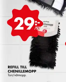 ÖoB REFILL TILL CHENILLEMOPP erbjuda