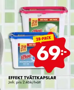 ÖoB EFFEKT TVÄTTKAPSLAR erbjuda