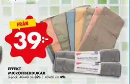 ÖoB EFFEKT MICROFIBERDUKAR erbjuda