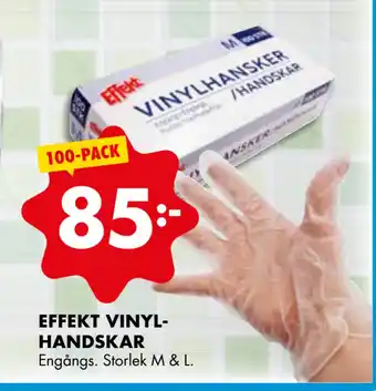 ÖoB EFFEKT VINYLHANDSKAR erbjuda