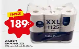 ÖoB VERASOFT TOAPAPPER XXL erbjuda