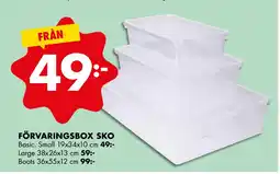ÖoB FÖRVARINGSBOX SKO erbjuda
