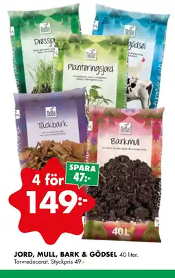 ÖoB JORD, MULL, BARK & GÖDSEL erbjuda