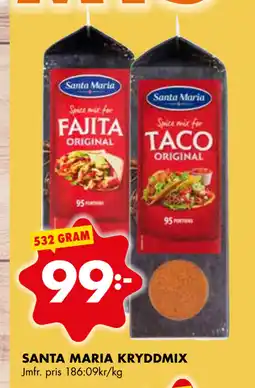 ÖoB SANTA MARIA KRYDDMIX erbjuda