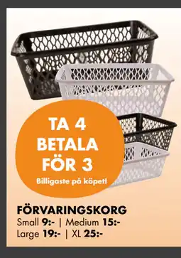 ÖoB FÖRVARINGSKORG erbjuda