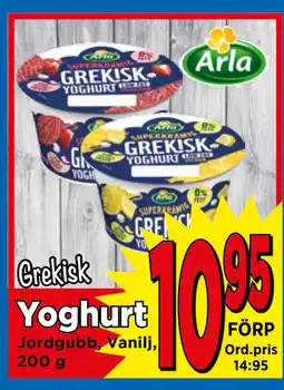 Supergrossen Yoghurt erbjuda