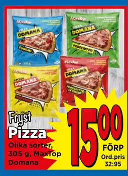 Supergrossen Pizza erbjuda