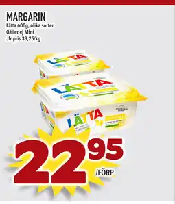 Supergrossen MARGARIN erbjuda