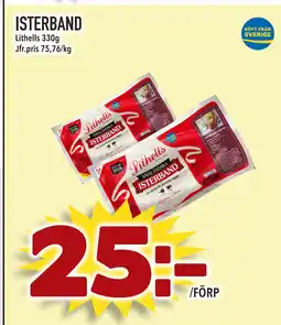 Supergrossen ISTERBAND erbjuda