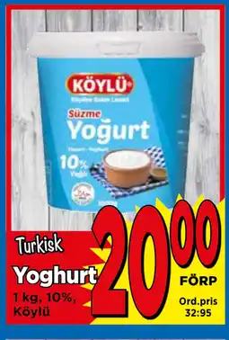 Supergrossen Yoghurt erbjuda