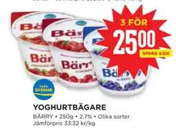 Willys YOGHURTBÄGARE erbjuda
