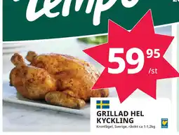 Tempo GRILLAD HEL KYCKLING erbjuda