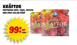 Nelins kräftor erbjuda