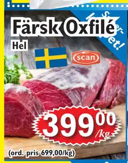 T-jarlen Färsk Oxfilé erbjuda