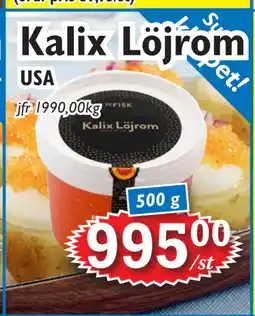 T-jarlen Kalix Löjrom erbjuda
