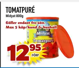 Prisma Mat TOMATPURÉ erbjuda