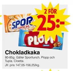 Matöppet Chokladkaka erbjuda