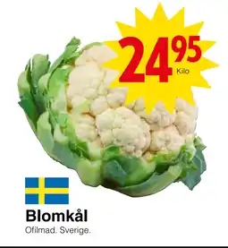 Matöppet Blomkål erbjuda
