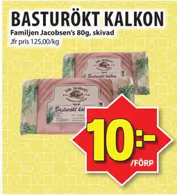 Matvärlden Tensta BASTURÖKT KALKON erbjuda