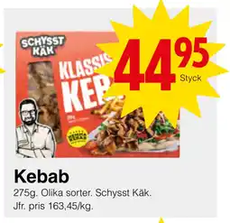 Matöppet Kebab erbjuda