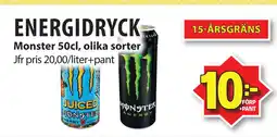Matvärlden Tensta ENERGIDRYCK erbjuda