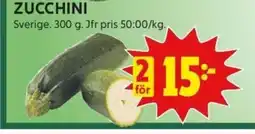 ICA Kvantum Zucchini erbjuda