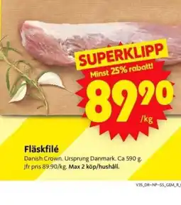 ICA Supermarket Fläskfilé erbjuda